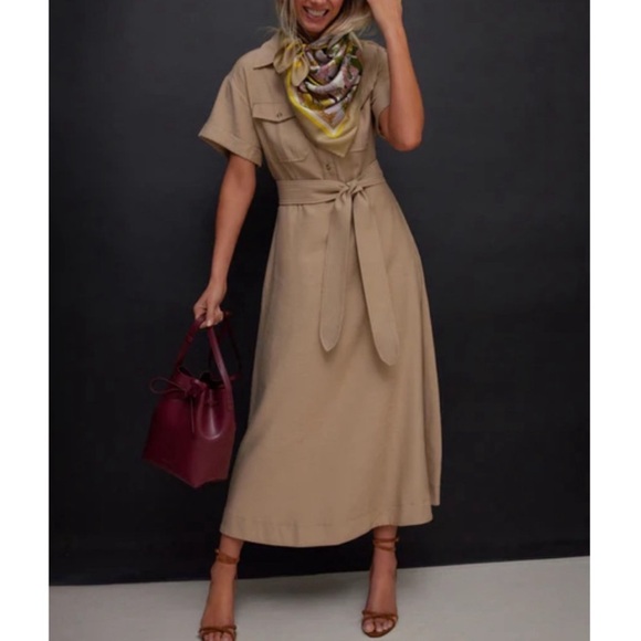 Tuckernuck Dresses & Skirts - TUCKERNUCK Tan Lucienne Maxi Dress